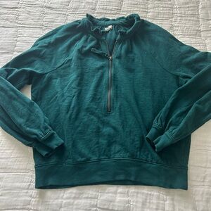 ANTHROPOLOGIE 1/2 ZIP SWEATSHIRT XS